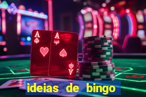 ideias de bingo para o natal